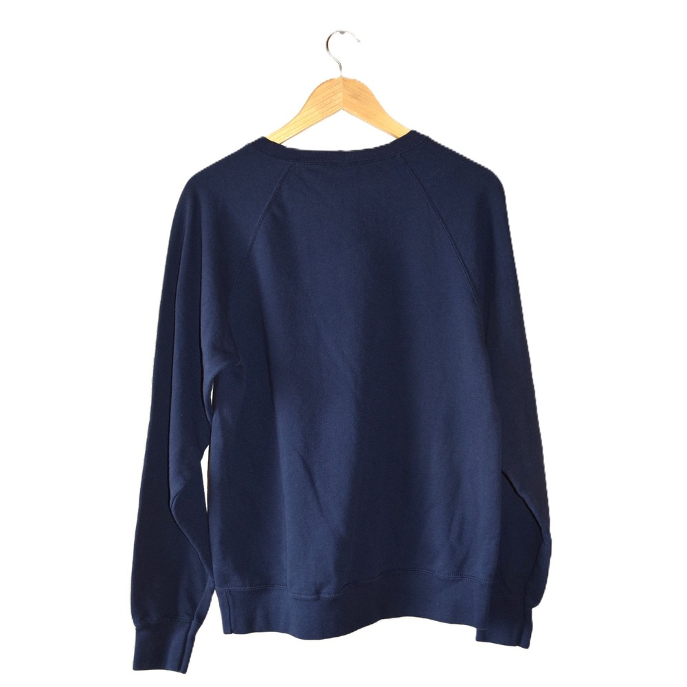 Cinque Terre Sweatshirt Womens Med Navy Blue Excellent Graphic Nautical Italy - Picture 3 of 4
